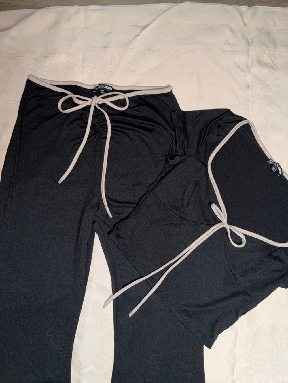 Black Two-Piece Set - Picture 5 of 5